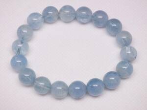 * aquamarine 10mm sphere bracele gem natural stone Power Stone *