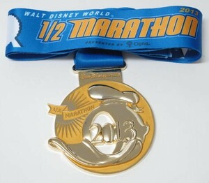 Disney Donald 2013WDW полумарафонская медаль 20013 WDW Half Marathon Disney World