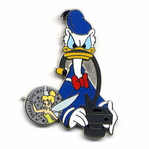  Disney Donald & Tinkerbell Share the Magic pin ko Duck company USA 2002 year 6 month Release new goods 