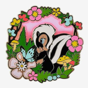  Disney flower Bambi flower frame portrait pin Loungefly lounge fly USA 2022 year Release new goods 