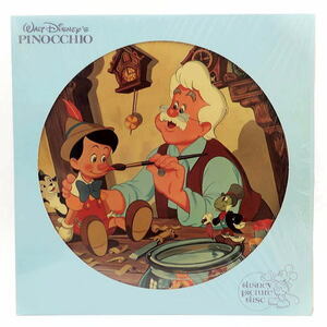  Disney Pinocchio Picture LP record 1980 year USA record 