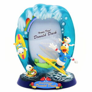  Disney Donald &... photo frame surfing 2004 year birthday Disney store box equipped new goods 