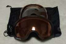 OAKLEY オークリー ゴーグル スノーボード スキー 予備レンズとソフトケース付き_画像5