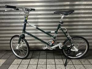 美品☆【RITEWAY】ミニベロ自転車 2x8s 20x1.25 グリーン