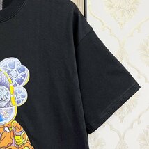 最高級EU製＆定価2万◆UABONI*ユアボニ*Tシャツ*フランス*パリ発◆米国綿 通気 個性 ゆったり カジュアル ベアブリック/Bearbrick 2XL/52_画像5