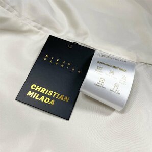 定価8万★christian milada・ミラノ発・上下セット★上品 薄手 速乾 無地 ジャケット パンツ アウトドア 個性 定番 メンズ 2XL/52サイズの画像10