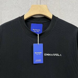 絶賛・半袖Tシャツ 定価2万◆Emmauela・イタリア・ミラノ発◆上質 吸汗 通気 ソフト 個性 クマ プルオーバー カットソー ストリート 夏 Mの画像3