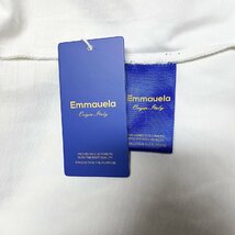 上級・半袖Tシャツ 定価2万◆Emmauela・イタリア・ミラノ発◆上品 吸汗 快適 ロボット 遊び心 手描き風 トップス カジュアル M/46サイズ_画像9