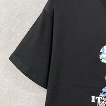 個性・半袖Tシャツ 定価2万◆Emmauela・イタリア・ミラノ発◆コットン100% 薄手 通気 クマ おしゃれ カラフル 定番 XL/50サイズ_画像6