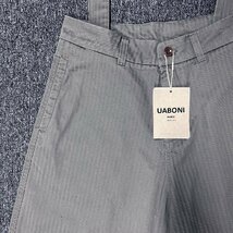 最高峰EU製＆定価5万◆UABONI*Paris*サロペット*ユアボニ*パリ発◆上品 ゆったり 通気 吸汗 ロングパンツ シック 紳士 ビジネス 日常着 48_画像6