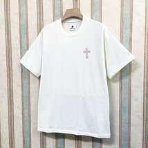 高級 定価2万 FRANKLIN MUSK・アメリカ・ニューヨーク発 半袖Tシャツ 上質 薄手 吸汗速乾 個性 ICT カシューナッツ柄 トップス サイズ1_画像10