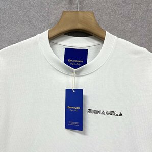 人気・半袖Tシャツ 定価2万◆Emmauela・イタリア・ミラノ発◆上質 吸汗 通気 ソフト 個性 クマ プルオーバー カットソー ストリート 夏 XLの画像3