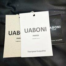 ★★定番EU製＆定価7万◆UABONI*Paris*チェスターコート*ユアボニ*パリ発◆高品質カシミヤ 厚手 防風 防寒 テーラードジャケット 無地 2XL_画像10