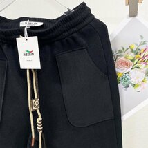 個性ヨーロッパ製※定価5万◆ブルガリア発※RISELIN スウェットパンツ ズボン ボトムス カシミヤ ソフト 保温 リラックス お洒落 秋冬 2XL_画像5