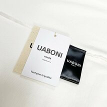 上級EU製＆定価2万◆UABONI*Paris*半袖Tシャツ*ユアボニ*パリ発◆上質 快適 通気 ゆったり 人気 個性 レトロ カットソー アメカジ 普段着 L_画像10