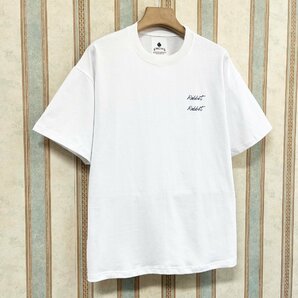 逸品 定価2万 FRANKLIN MUSK・アメリカ・ニューヨーク発 半袖Tシャツ 上質 薄手 吸湿 ウサギ カットソー スタイリッシュ 日常 サイズ2の画像9