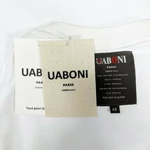 個性EU製＆定価2万◆UABONI*Paris*半袖Tシャツ*ユアボニ*パリ発◆高級 コットン100％ 吸汗 薄手 カットソー モノグラム Bearbrick 2XL/52_画像8