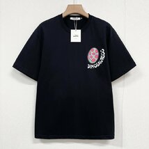 個性ヨーロッパ製※定価2万◆ブルガリア発※RISELIN 半袖Tシャツ コットン100％ 快適 吸汗 恐竜 手書き風 トップス 遊び心 夏服 XL/50_画像2