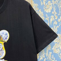 定価2万★christian milada・ミラノ発・半袖Tシャツ★コットン100% 上品 薄手 個性 吸汗速乾 モノグラム 日常 Bearbrick/ベアブリック 2XL_画像6