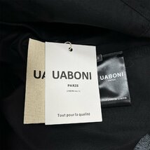 最上級EU製＆定価5万◆UABONI*ユアボニ*ワイドパンツ*フランス*パリ発◆上品 綿100％ 通気 ゆったり 快適 無地 レジャー 普段着 2XL/52_画像8