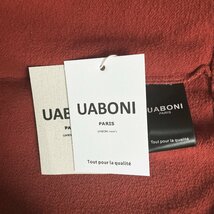 超人気EU製＆定価4万◆UABONI*Paris*パーカー*ユアボニ*パリ発◆綿100％ 上品 厚手 保温 防寒 裏起毛 グラデーション アメカジ L/48サイズ_画像9