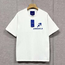 個性・Tシャツ 定価2万◆Emmauela・イタリア・ミラノ発◆上品 快適 薄手 ゆったり いて座 ケンタウロス カットソー ユニーク 春夏 L/48_画像2