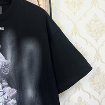 個性EU製＆定価2万◆UABONI*ユアボニ*半袖Tシャツ*フランス*パリ発◆コットン100％ 通気 ゆったり キャラクター クマ カットソー 夏 M_画像7