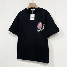 個性ヨーロッパ製※定価2万◆ブルガリア発※RISELIN 半袖Tシャツ コットン100％ 快適 吸汗 恐竜 手書き風 トップス 遊び心 夏服 L/48サイズ_画像10