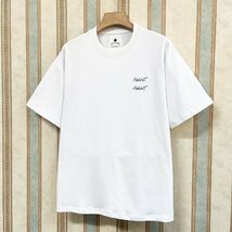 逸品 定価2万 FRANKLIN MUSK・アメリカ・ニューヨーク発 半袖Tシャツ 上質 薄手 吸湿 ウサギ カットソー スタイリッシュ 日常 サイズ4_画像10