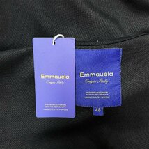 上級・トレーナー 定価4万◆Emmauela・イタリア・ミラノ発◆綿100％ 通気吸汗 快適 スウェット クマ ロゴ 可愛い カジュアル M/46サイズ_画像9