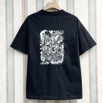 定番 定価2万 FRANKLIN MUSK・アメリカ・ニューヨーク発 半袖Tシャツ 吸汗速乾 薄手 個性 快適 遊び心 お洒落 人気 日常 サイズ2_画像1