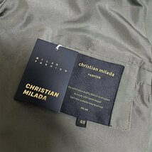 定価6万★christian milada・ミラノ発・ジャケット★高級 防風 洗練 頑丈 無地 アウター ブルゾン カジュアル お出かけ スポーツ 春秋 2XL_画像10