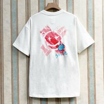 個性 定価2万 FRANKLIN MUSK・アメリカ・ニューヨーク発 半袖Tシャツ コットン100％ 快適 可愛い 通気 スウェット ユニセックス サイズ4_画像1