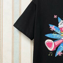 高級 定価2万 FRANKLIN MUSK・アメリカ・ニューヨーク発 半袖Tシャツ 快適 吸湿 遊び心 可愛い トップス スウェット カットソー サイズ1_画像5