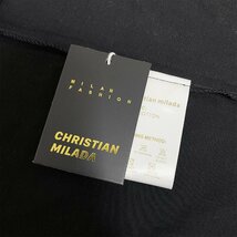 定価2万★christian milada・ミラノ発・半袖Tシャツ★上品 ナチュラル ゆったり 快適 スウェット デイジー柄 可愛い 定番 男女兼用 夏 M_画像9