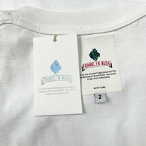 定番 定価2万 FRANKLIN MUSK・アメリカ・ニューヨーク発 半袖Tシャツ 上質 通気 快適 モノグラム アメカジ ベアブリック/Bearbrick サイズ1_画像8