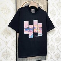 定番EU製＆定価2万◆UABONI*Paris*半袖Tシャツ*ユアボニ*パリ発◆上質コットン 個性 ゆったり 英字 油絵 シンプル おしゃれ 2XL/52サイズ_画像9