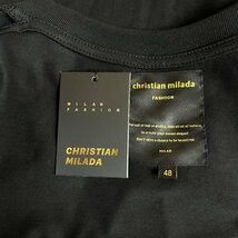 定価2万★christian milada・ミラノ発・半袖Tシャツ★コットン100% 上品 薄手 個性 吸汗速乾 モノグラム 日常 Bearbrick/ベアブリック XL_画像8