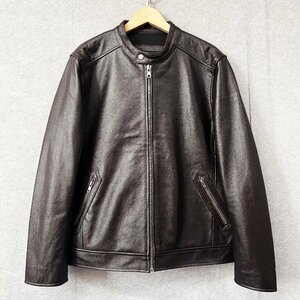  high grade * leather jacket regular price 15 ten thousand *Emmauela* Italy * milano departure * top class cow leather fine quality original leather Rider's leather jacket rare outer M/46 size 