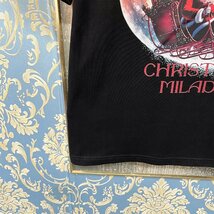 定価2万★christian milada・ミラノ発・半袖Tシャツ★コットン100％ 上品 薄手 個性 クリスマス トップス カットソー プレゼント XL/50_画像6