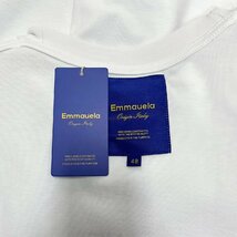 高級・半袖Tシャツ 定価2万◆Emmauela・イタリア・ミラノ発◆綿100％ 上質 薄手 通気 個性 車 プルオーバー カットソー アメカジ 夏服 L_画像8