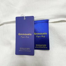 定番・半袖Ｔシャツ 定価2万◆Emmauela・イタリア・ミラノ発◆コットン100％ 快適 個性 通気吸汗 スウェット カットソー トレンド M/46_画像9