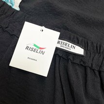 個性ヨーロッパ製※定価5万◆ブルガリア発※RISELIN ワイドパンツ 上級リネン混 薄手 速乾 涼しい ゆったり 刺繍 ボトムス レジャー 夏 XL_画像9