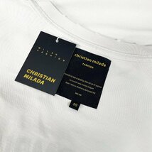 定価2万★christian milada・ミラノ発・半袖Tシャツ★個性 快適 薄手 ゆったり プルオーバー スウェット トップス アメカジ 定番 夏 L/48_画像10