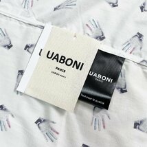 個性EU製＆定価2万◆UABONI*Paris*半袖シャツ*ユアボニ*パリ発◆上質綿100％ 薄手 通気 総柄 トップス オシャレ 旅行 レジャー 夏服 XL/50_画像9