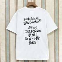 定番 定価2万 FRANKLIN MUSK・アメリカ・ニューヨーク発 半袖Tシャツ 快適 吸汗 通気 丸首 アメカジ トップス シンプル 普段着 サイズ2_画像1