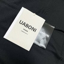 個性EU製＆定価2万◆UABONI*Paris*半袖Tシャツ*ユアボニ*パリ発◆上品 通気 吸汗 刺繍 フリンジ カットソー スウェット 個性 男女兼用 L/48_画像9