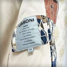 ★★個性EU製＆定価7万◆UABONI*Paris*ジャケット*ユアボニ*パリ発◆高級 長袖 ネイティブ柄 総柄 スタジャン パーカー 日常着 M/46サイズ_画像9