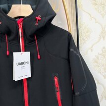 最高級EU製＆定価6万◆UABONI*Paris*マウンテンパーカー*ユアボニ*パリ発◆上質 個性 防風 撥水加工 ジャケット 登山服 アウトドア 春夏 L_画像6