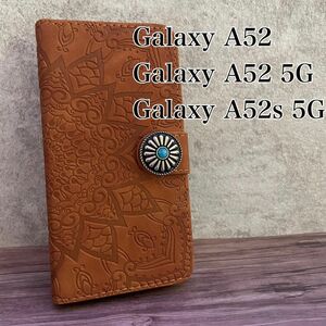 GalaxyA52　Galaxyケース　手帳型　手帳型ケース　革ケース